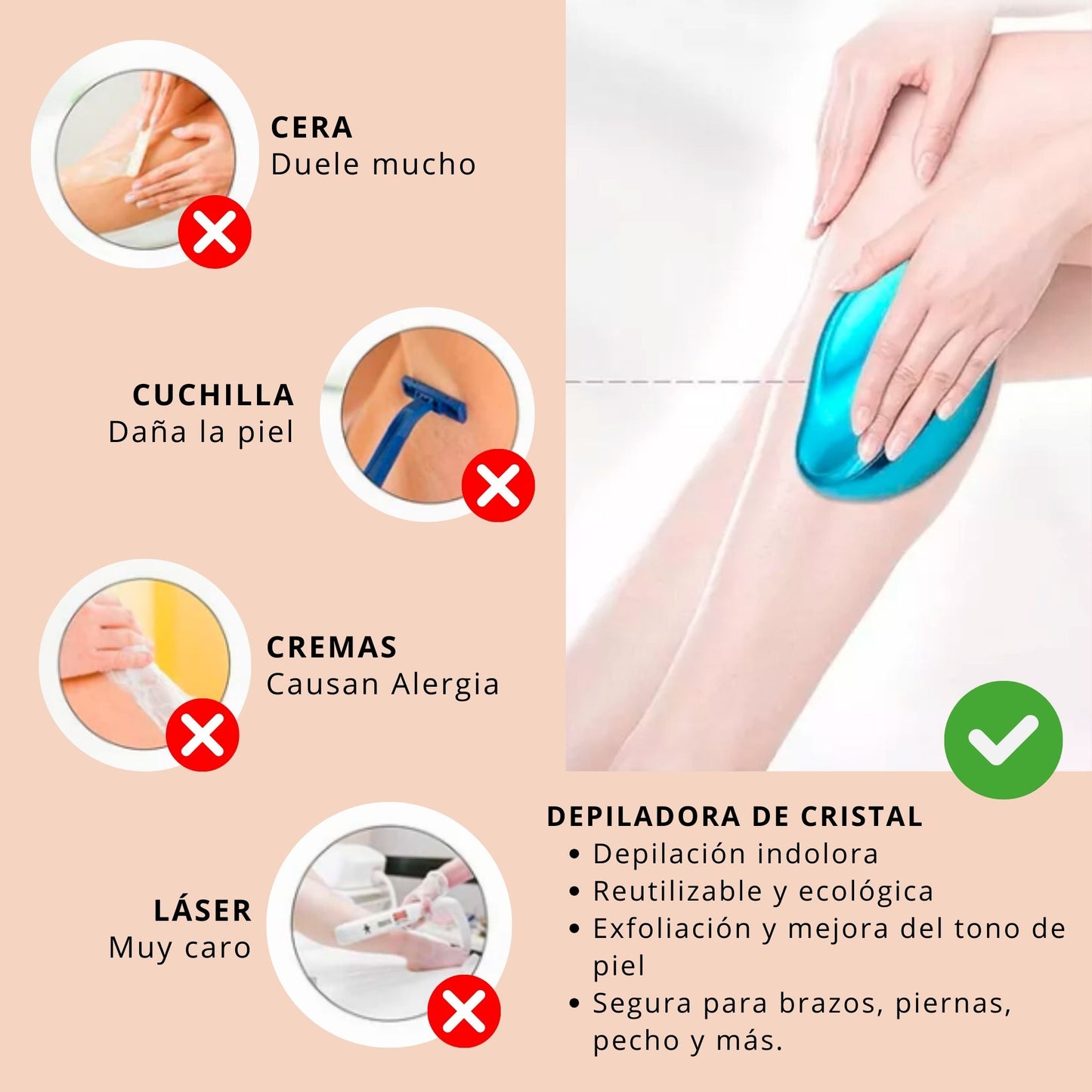 Depiladora de Cejas + Piedra Depiladora de Regalo